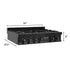 ZLINE 36" Porcelain Rangetop, Black Stainless, Brass Burners,RTB-BR-36