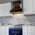 ZLINE 36" Professional Dual Fuel Range with Blue Gloss Door, RA-BG-36