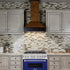 ZLINE 36" Professional Dual Fuel Range with Blue Gloss Door, RA-BG-36