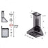 ZLINE 36" Professional Wall Range Hood, Built-in CrownSound® Bluetooth Speakers, 667CRN-BT-36