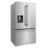 ZLINE 36" Refrigerator, Water, Ice Dispenser, Fingerprint Resistant, RSM-W-36
