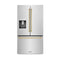 ZLINE 36" Refrigerator, Water, Ice Dispenser, Fingerprint Resistant, RSMZ-W-36-CB