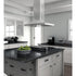 ZLINE 36" Remote Blower 400 CFM Island Range Hood, GL2i-RS-36-400