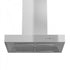 ZLINE 36" Remote Blower Stainless Island Range Hood, KECOMi-RS-36-400