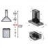 ZLINE 36" Remote Dual Blower Stainless Island Range Hood, KECOMi-RD-36