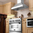 ZLINE 36" Remote Dual Blower Stainless Wall Range Hood, 597-RD-36