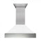 ZLINE 36" Snow Finish Wall Range Hood, White Matte Shell, 8654WM-36