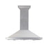 ZLINE 36" Snow Finished Stainless Steel Wall Mount Range Hood, 8KBS-36
