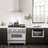 ZLINE 36" Stainless 4.6 cu.ft. 6 Gas Burner/Electric Oven Range, RA36