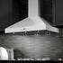 ZLINE 36" Stainless Steel Wall Range Hood, Crown Molding, KL3CRN-36