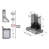ZLINE 36" Stainless Steel Wall Range Hood, KECOM-36
