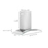ZLINE 36" Stainless Steel Wall Range Hood KN4-36