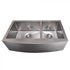 ZLINE 36" Undermount Double Bowl Sink DuraSnow Stainless Steel, SA60D-36S