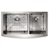 ZLINE 36" Undermount Double Bowl Sink DuraSnow Stainless Steel, SA60D-36S