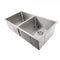 ZLINE 36" Undermount Double Bowl Sink in Stainless Steel, SR50D-36