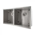 ZLINE 36" Undermount Double Bowl Sink in Stainless Steel, SR50D-36