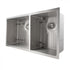 ZLINE 36" Undermount Double Bowl Sink in Stainless Steel, SR60D-36