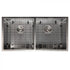ZLINE 36" Undermount Double Bowl Sink Stainless Steel, SR50D-36S