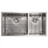 ZLINE 36" Undermount Double Bowl Sink Stainless Steel, SR60D-36S