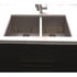 ZLINE 36" Undermount Double Bowl Sink Stainless Steel, SR60D-36S