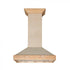 ZLINE 36" Unfinished Wooden Wall Range Hood, KBUF-36