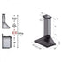 ZLINE 36" Wall Range Hood, Built-in CrownSound® Bluetooth Speakers, KBCRN-BT-36