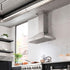 ZLINE 36" Wall Range Hood, Built-in CrownSound® Bluetooth Speakers, KL3CRN-BT-36