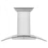 ZLINE 36" Wall Range Hood, Built-in CrownSound® Bluetooth Speakers, KZCRN-BT-36