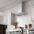 ZLINE 36" Wall Range Hood, Stainless, Bluetooth Speakers, KNCRN-BT-36