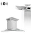 ZLINE 36" Wall Range Hood, Stainless, Bluetooth Speakers, KNCRN-BT-36