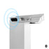 ZLINE 36" Wall Range Hood, Stainless, Bluetooth Speakers, KNCRN-BT-36