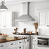 ZLINE 36" Wall RangeHood, Stainless, CrownSound Speakers, KF2CRN-BT-36