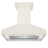 ZLINE 36" Wooden Wall Mount Range Hood in Cottage White, KPTT-36