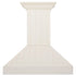 ZLINE 36" Wooden Wall Mount Range Hood in Cottage White, KPTT-36