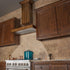ZLINE 36" Wooden Wall Range Hood, Rustic Light, KPLL-36