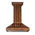 ZLINE 36" Wooden Wall Range Hood, Rustic Light, KPLL-36