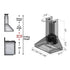 ZLINE 36" Wooden Wall Range Hood with Crown Molding, 321TT-36