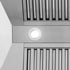ZLINE 36"Stainless Steel Range Hood, White Matte Shell, 8654STZ-36-CB