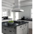 ZLINE 42" Outdoor Stainless Island Range Hood, 697i-304-42