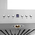ZLINE 42" Wall Range Hood, Built-in CrownSound® Bluetooth Speakers, KECRN-BT-42