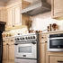 ZLINE 42" Wooden Wall Range Hood in Gray, KBUU-42