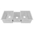 ZLINE 45" Undermount Triple Bowl Sink, DuraSnow Stainless, SLT-45S