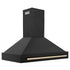 ZLINE 48" Autograph Black Stainless Wall Range Hood, BS655Z-48-G