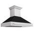 ZLINE 48" Autograph DuraSnow Black Matt Wall Range Hood 8654SNX-BLM-48