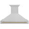 ZLINE 48" Autograph DuraSnow Stainless Steel Range Hood 8654SNZ-48-CB