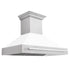 ZLINE 48" Autograph DuraSnow White Stainless Wall Range Hood 8654SNX-WM-48
