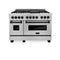 ZLINE 48" Autograph Edition, Dual Fuel Range, RAZ-48-MB