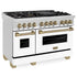 ZLINE 48" Autograph Edition, Dual Fuel Range, RAZ-WM-48-CB