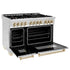 ZLINE 48" Autograph Edition, Dual Fuel Stainless Steel Range, RAZ-48-G