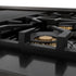 ZLINE 48" Autograph Rangetop, Black Stainless, Champagne Bronze Accents, RTBZ-48-CB
